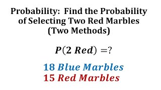 Ex 1 Find the Probability of Dependent Events Two Ways [upl. by Columbyne289]