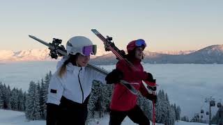 Skifahren auf der Skischaukel RadstadtAltenmarkt in AltenmarktZauchensee [upl. by Tarrah808]