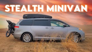 I Transformed this Minivan in the ULTIMATE STEALTH CAMPER [upl. by Notxap]