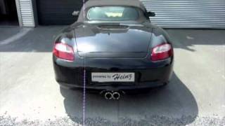 Porsche boxster 987 with performance exhaust by Heinz Car Performancem4v [upl. by Anema484]