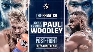 LIVE  Jake Paul vs Tyron Woodley II • POST FIGHT PRESS CONFERENCE • Live from Amalie Arena [upl. by Eema]