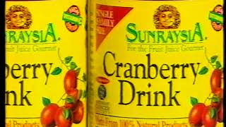 商品廣告 SUNRAYSIA 紅莓汁 Cranberry Drink [upl. by Josi]