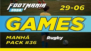 2906 Manhã I Caldas Rugby I dia 3  FootMania 36 [upl. by Conway]