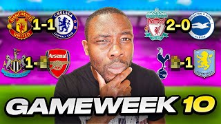 Predicting Gameweek 10 of the Premier League [upl. by Ange562]