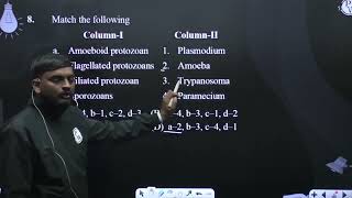 Match the following ColumnI ColumnII a Amoeboid pr [upl. by Norine]