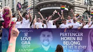 London Pride Parade 2023  London Pride with march  Central London  Piccadilly Circus [upl. by Thetisa]