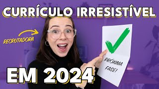 COMO TER UM CURRÍCULO ATRATIVO EM 2024 CHAME A ATENÇÃO DOS RECRUTADORES COM ESTAS DICAS [upl. by Ellohcin580]