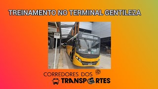 Linhas de ônibus realizam treinamento no Terminal Intermodal Gentileza [upl. by Slaohcin]