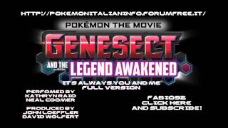 Pokémon Genesect and the Legend Awakened  Opening Full Version HD UK Vers Its Always you and me [upl. by Notnilk]