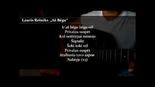 Lauris Reiniks „Aš Bėguquot cover [upl. by Yssep]