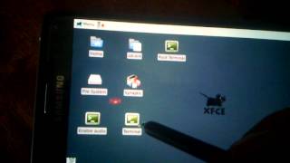 Debian xfce on samsung galaxy note 4 SMN910F [upl. by Pen]