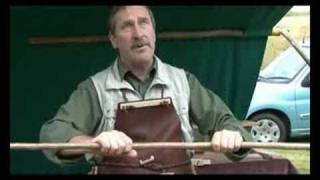 Making A Walking Stick  How to make a walking stick from hazel [upl. by Sinaj399]