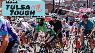 Fighting my way through the field at Tulsa Tough  Mens Cat 3 Arts District Criterium [upl. by Laryssa381]