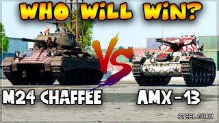 WAR THUNDER M24 Chaffee VS AMX13 FL11 WHO WILL WIN [upl. by Leiahtan]