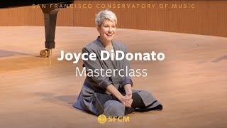 Joyce DiDonato Voice Masterclass at SFCM [upl. by Tiduj]