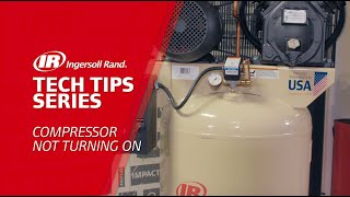 Compressor Not Turning On Troubleshooting  Ingersoll Rand Reciprocating Air Compressor [upl. by Eriha178]