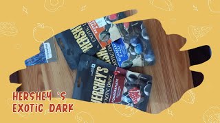 HERSHEYS DARK CHOCOLATE🍫🍫  Unboxing and review chocolate hersheychocolate video [upl. by Ytisahcal]