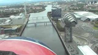 Cockpit View Of Seaplane Landing on the River Clyde [upl. by Sayed]