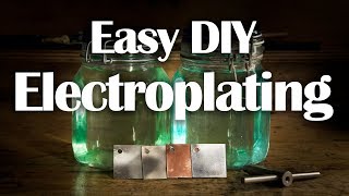 Electroplating  Easy DIY Nickel Copper Zinc Plating [upl. by Irik316]