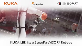 KUKA LBR iisy x SensoPart VISOR® Robotic [upl. by Kyd795]