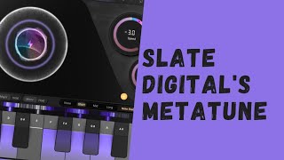 Brief Overview Of Slate Digitals MetaTune  Demo [upl. by Tiedeman]