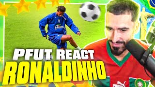 PFUT REACT A RONALDINHO SKILLS 20052006⭐🇧🇷 [upl. by Thekla]