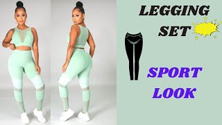 Lace Walks Legging Set  legging color verde para chicas [upl. by Eseuqram]