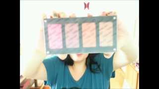 My Inglot Blush palette In Greek [upl. by Ailehs]