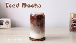 How to make Iced Mocha at home using instant coffee I Home cafe EP22 [upl. by Renner]