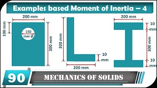 4  Moment of Inertia Solved Example  Mechanics of Solid Engineering Mechanics  Engineering Funda [upl. by Alilahk870]