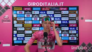 Cycling  Giro dItalia 2024  Tadej Pogacar Stage 5  quotNot the best tactic from AlpecinDeceuninckquot [upl. by Atinev]