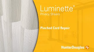 Luminette® Privacy Sheers  Pinched Cord  Hunter Douglas [upl. by Eardna]