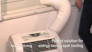 Installing a Portable Air Conditioner  Portable Air Conditioner Review [upl. by Nehtan]