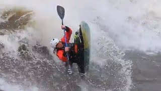 Big white water freestyle kayaking  Fresh Melt Episode 1 [upl. by Hairem948]