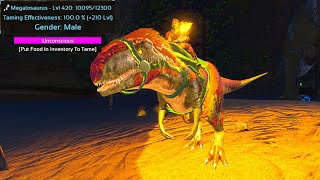 HIGH LEVEL MEGALOSAURUS TAMINGARK Survival Evolved Mobile [upl. by Lorilyn]