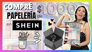 🛍️ UNBOXING DE PAPELERIA DE SHEIN [upl. by Colvert3]