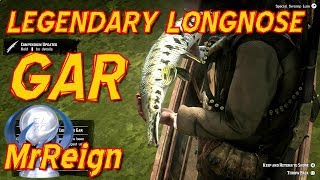 Red Dead Redemption 2  Hunting The Legendary Longnose Gar  Legendary Fish Location amp Tactics [upl. by Va]