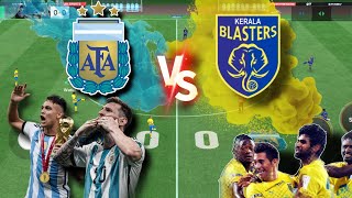 Argentina Vs Kerala Blasters  Thrilling PvP Online football match  FC Mobile [upl. by Hnoj372]