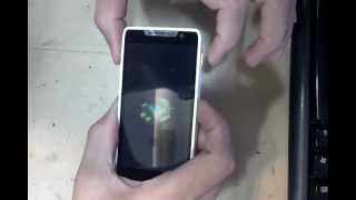 HARD RESET XT920 RAZR D3 motorola motoblur [upl. by Annaeiluj266]