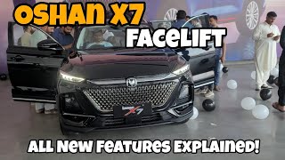 User First Walk around Review of Changan Oshan X7 Facelift 2024 New Model  New Features Explained [upl. by Kawasaki741]