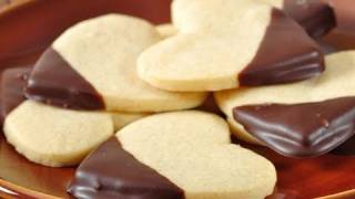 Shortbread Cookies Classic Version  Joyofbakingcom [upl. by Lerim]