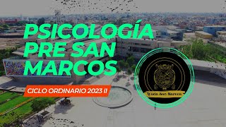 Psicología Semana 01  Pre San Marcos 2023 II Nuevo Ciclo📚🖥️ [upl. by Leuas196]