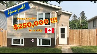 Under 250K home in Saskatoon Saskatchewan Canada  good location and good neighborhood in a city [upl. by Halac]