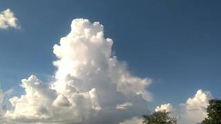 cumulus cloud turning into cumulonimbus cloud [upl. by Eelibuj]