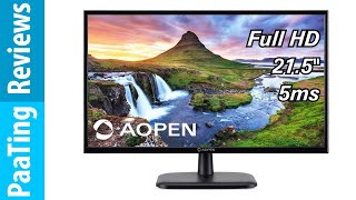 AOPEN 22CV1Q bi 215quot Full HD 1920 x 1080 VA Monitor ✅ Review [upl. by Gilberta]