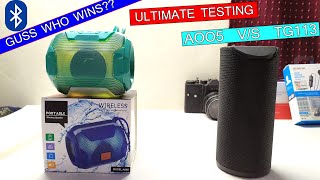 TG113 VS A005  Budget Bluetooth Speaker under 500 Rs  Difference Between TG113 and A005 COMPARISON [upl. by Nivej595]