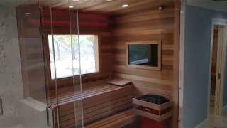 Beautiful Steam Shower and Sauna Remodel with EMF Lesson [upl. by Claude]