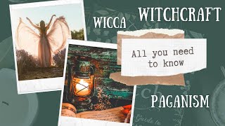 Wicca Witchcraft Paganism  History amp Differences amp How to practice [upl. by Harper]