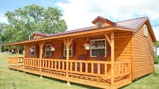 Amish Cabin Company Appalachian Model Tour [upl. by Eisele]