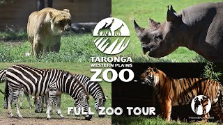 Taronga Western Plains Zoo Dubbo  Full Tour by bike including the Savannah Safari [upl. by Waring]